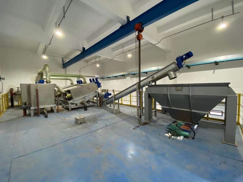 Wastewater Treatment Sludge Dehydrator Multi-Disk Screw Press for Palm Oil