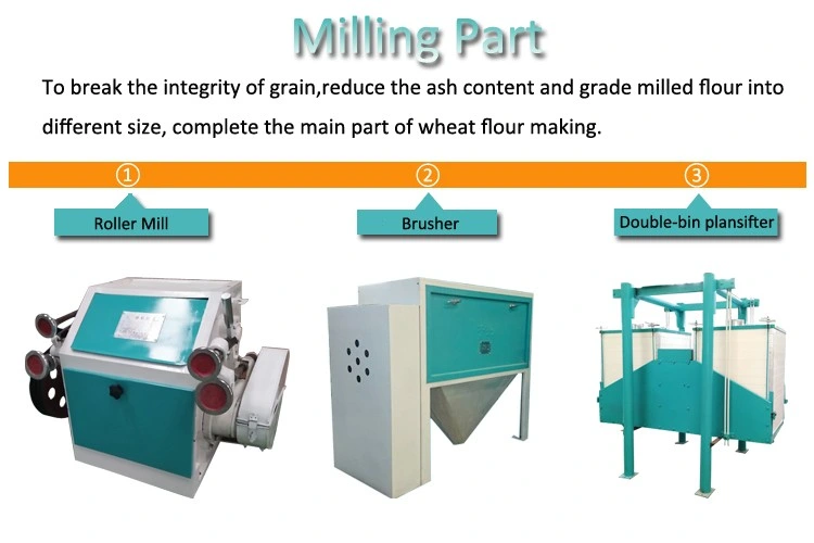 ISO Completed Maize Corn Millet Rice Wheat Flour Mill/Milling Machine Machinery