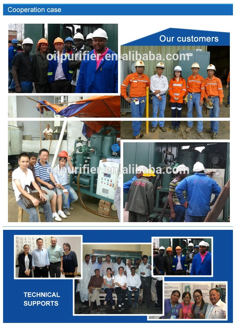 Hydraulic Oil Filtration System Lubricating Oil Purifier Compresor Oil Recycling Systems