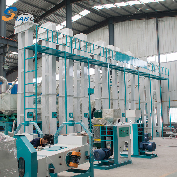 100ton Automatic Complete Rice Mill Processing Plant