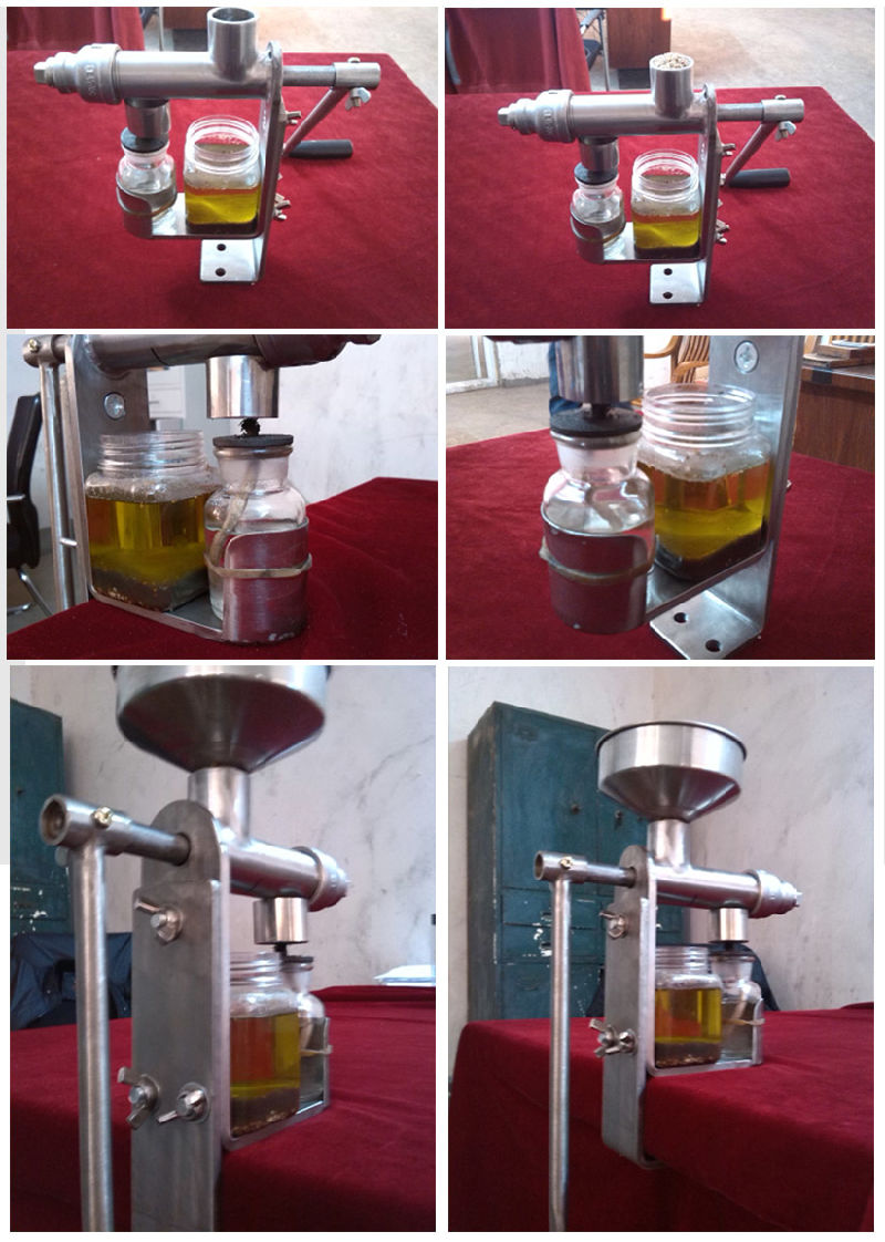Hand Operated Mini Coconut Oil Mill Manual Plants Seed Oil Extractor Machine
