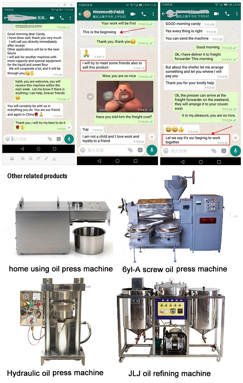 Top Made Screw Oil Press Machine/Peanut Sesame Walnut Oil Presser/High Yield Oil Extractor