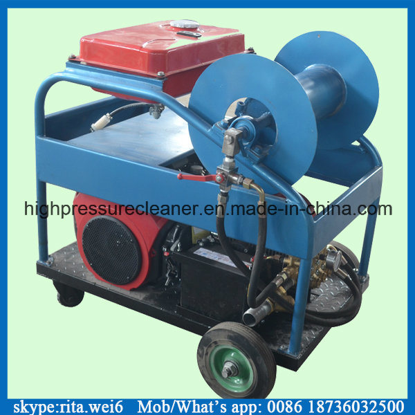 Petrol Engine High Pressure Small Drain Tube Cleaning Machine