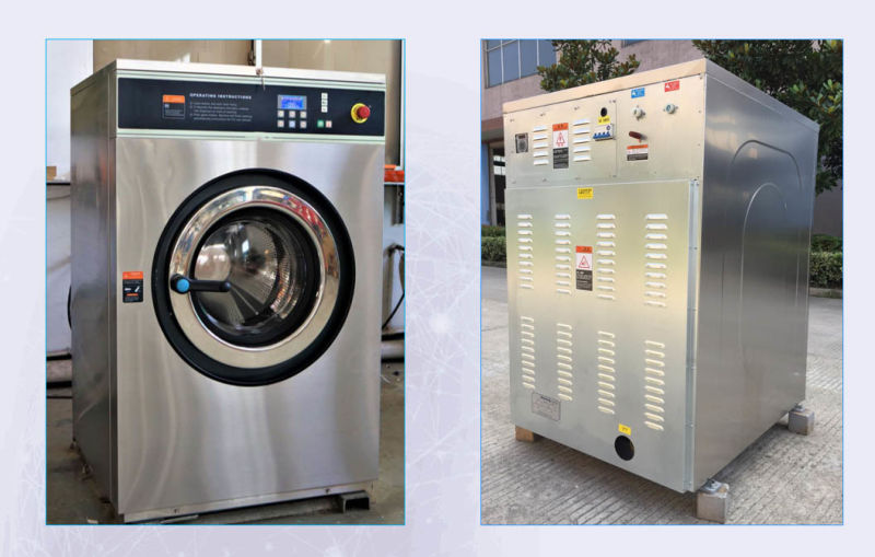 Full-Auto Stainless Steel Good Quality Effective Laundry Washer Extractor Machine