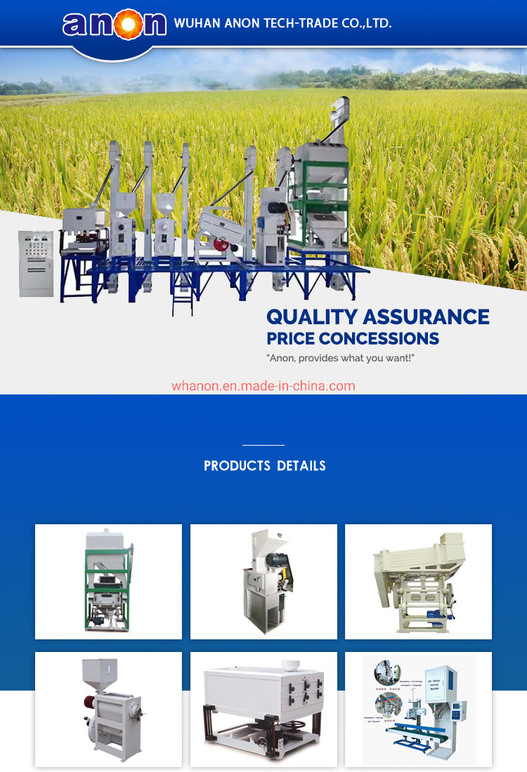 Anon Automatic 30-40 Tpd Complete Rice Mill Set