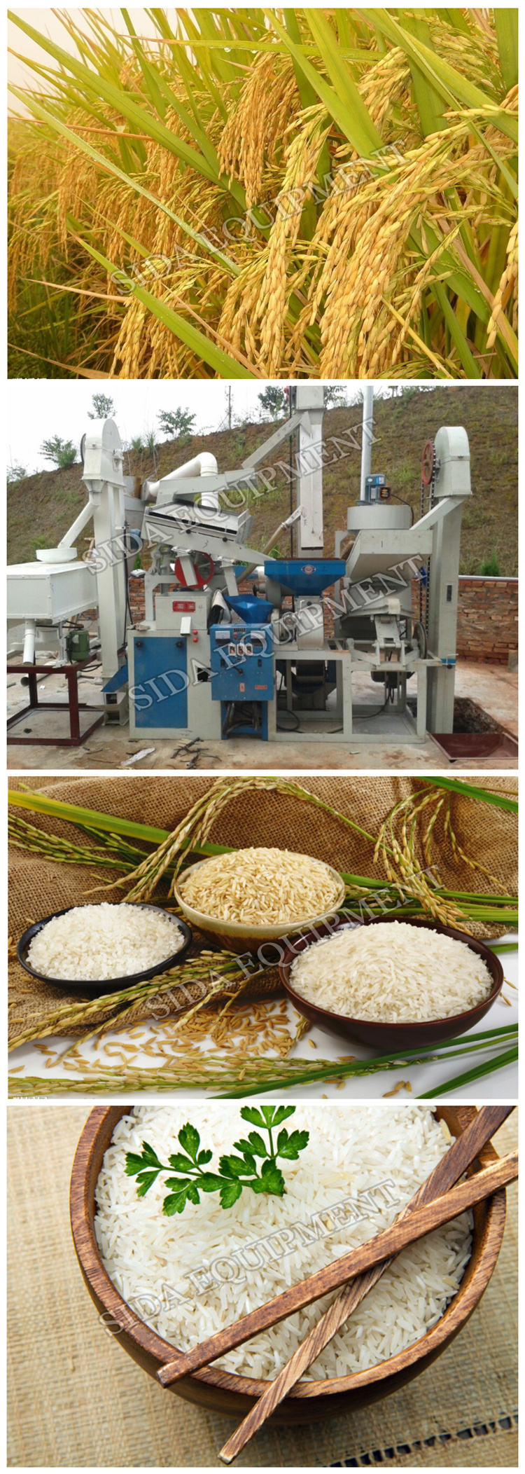 Atuo Rice Polisher Machine for Rice Milling Machine
