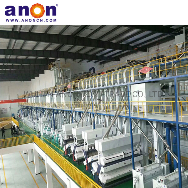 Anon 40-50tpd The Price of Rice Mill Rice Milling Machine
