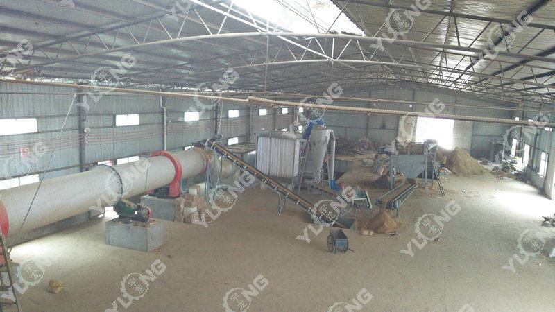 Capacity 2t/H Biomass Rice Husk Straw Sawdust Wood Pellet Production Making Machine