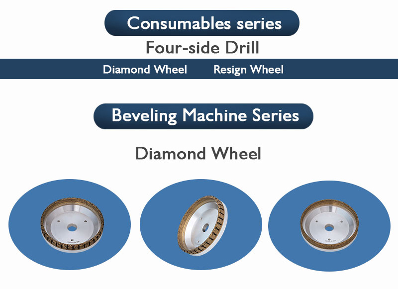 Diamond Tool Four Sides Grinding Wheel for Glass Grinding Machine