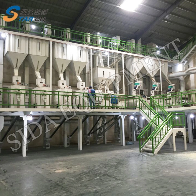 Rice Mill Plant 100tpd/Rice Machine with Polisher Color Sorter Price