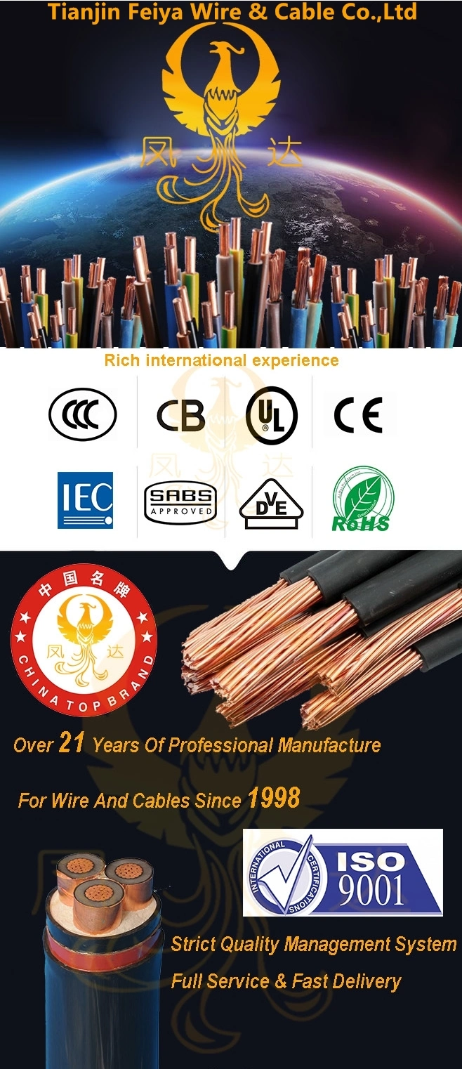 4 Heavy Copper Core Flexible Mi Insulated Fire Resistant Electric Wire Cable (BBTRZ/BBTRQ)
