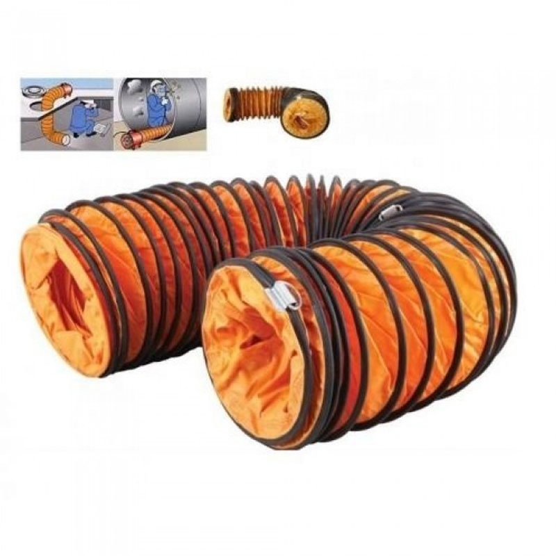 350mm 10m Exhaust Ventilation Flexible Ducting Hose Blower Spiral Hose