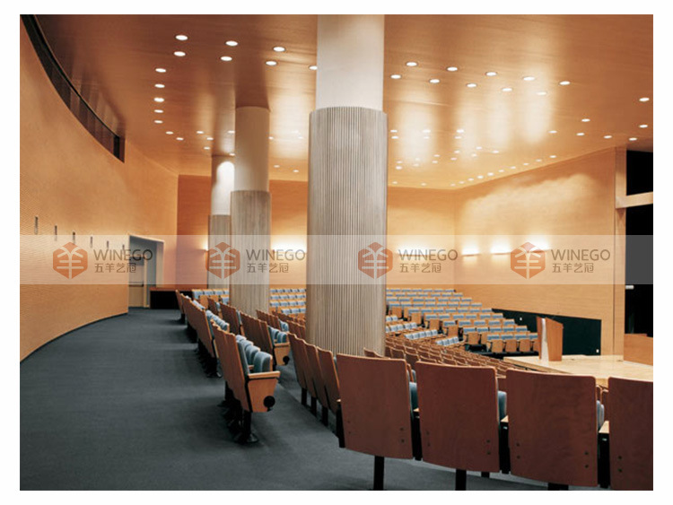 Solid Wooden Bamboo Grooved Acoustic Panels for Hotel