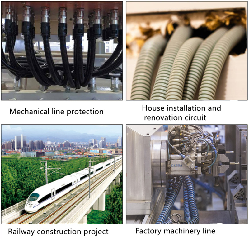 Flexible Wire Conduit for Protecting The Hose Corrugated Flexible Conduit