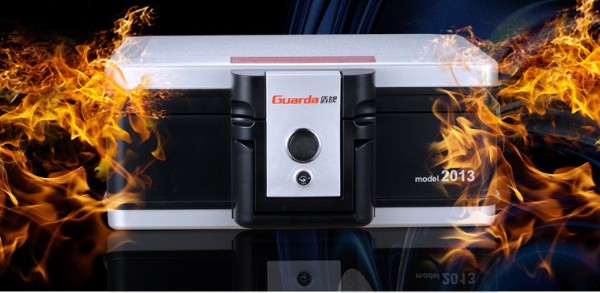 Fireproof Chest 2013CS B5 Mini Fire Resistant Safe with Key Lock