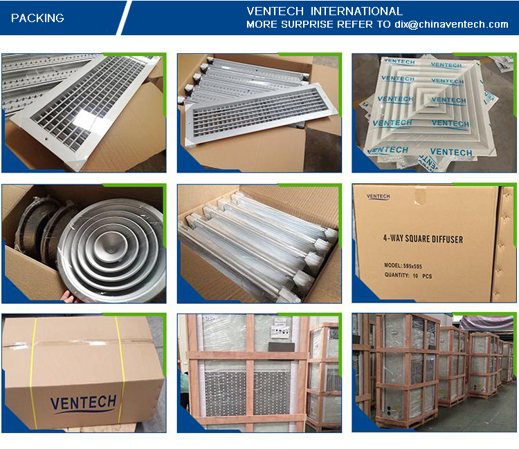 Ventilation Aluminum Wall Grille Air Duct Louvers