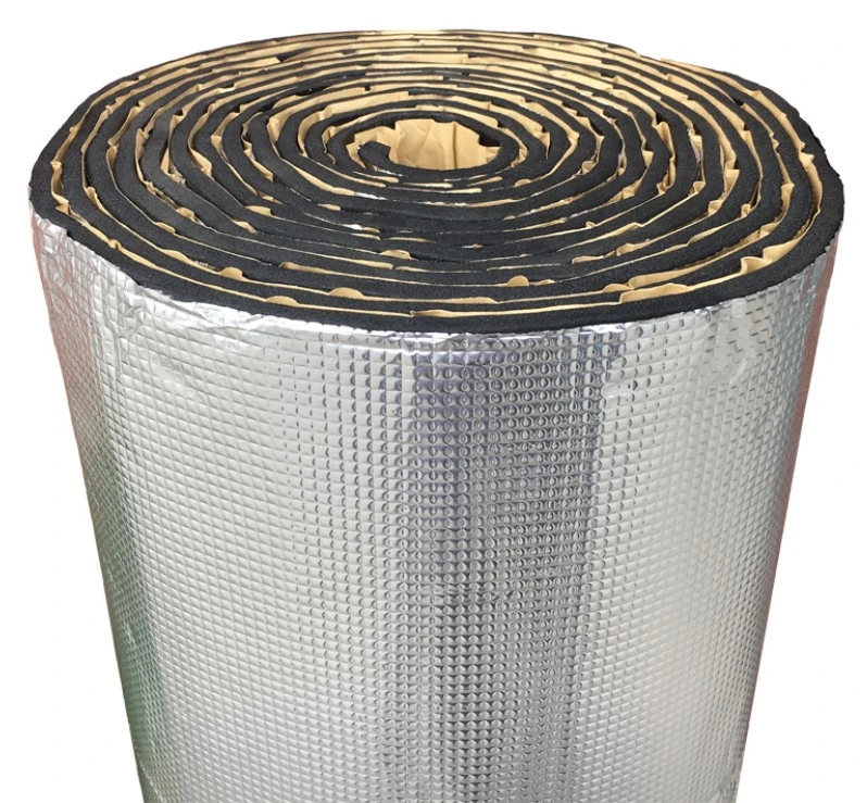 Fire Resistant Heat Insualtion Foam Rubber HVAC Duct Insulation