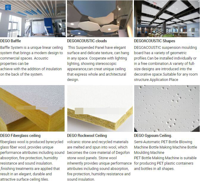 Sound Absorbing Acoustic Board Acoustic Ceiling Baffles