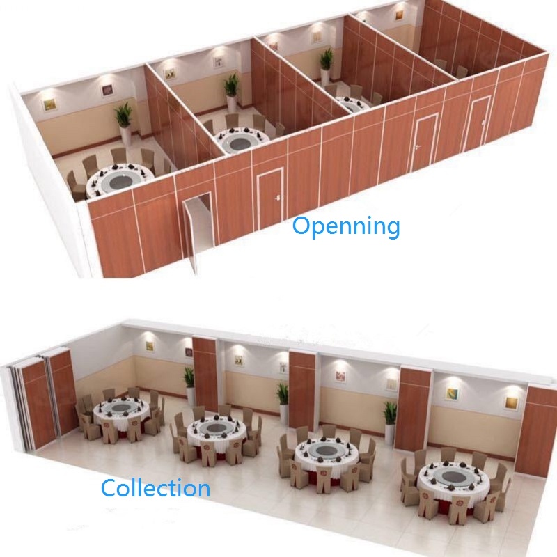 Conference Room Acoustic Operable Walls Soundproof Flexible Movable Partitions