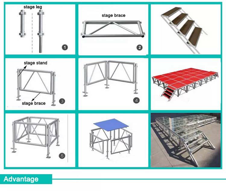 Fire Resistant Waterproof Moving Stage for Sale