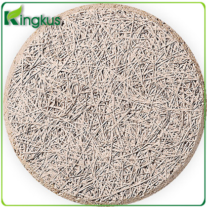 Sound Absorbing Circular Wood Wool Acoustic Wall Panel Acoustic Tile