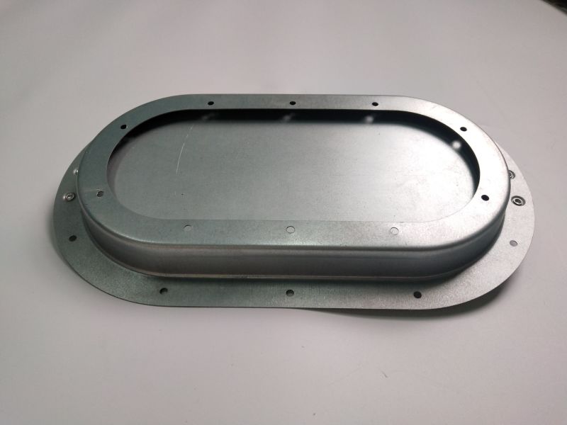 Galvanized Steel Safety Oval Air Duct Access Door and Panel