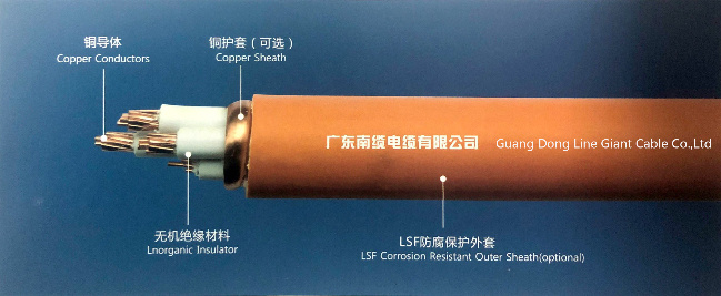 2 Orange Heavy Copper Core Flexible Mi Insulated Fire Resistant Electric Wirecables (BBTRZ)