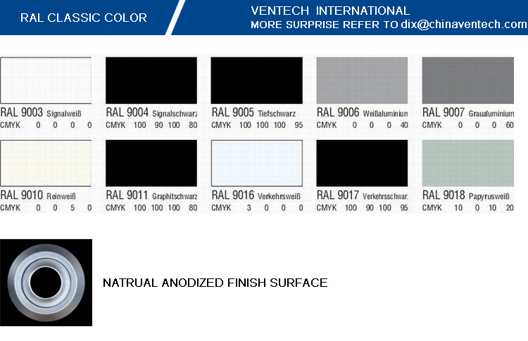 Ventilation Aluminum Wall Grille Air Duct Louvers