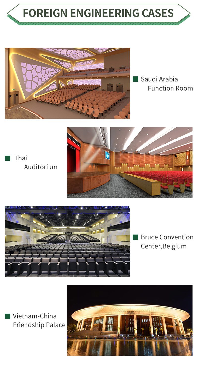 Sound Insulation Auditorium Grooved Acoustic Panel