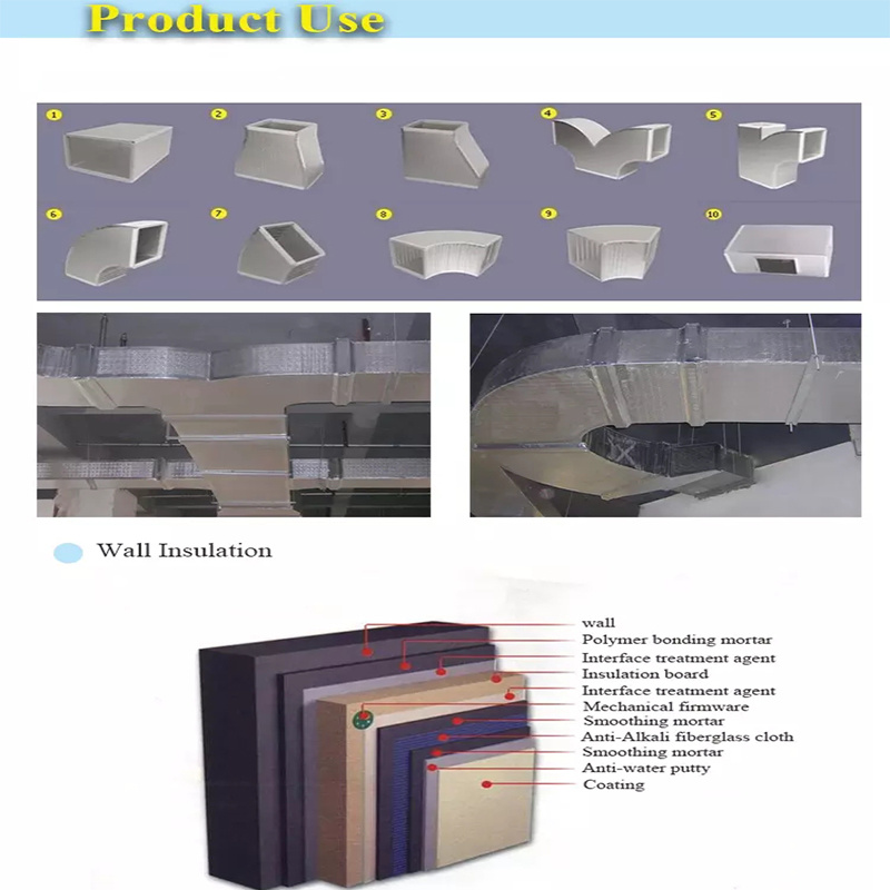 Factory Direct Sales HVAC Air Duct Foam Board Insulation Phenolic Foam Panel