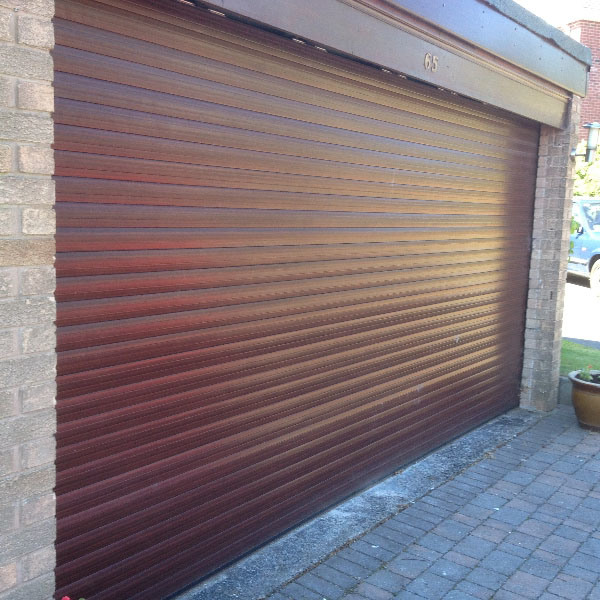 Wood Grain Color Vertical Sound Insulation Therml Insulation Aluminum Garage Door