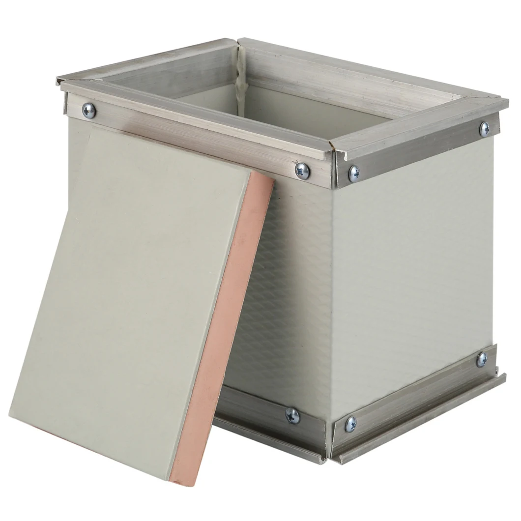Galvanized Steel Laminated Phenolic Board Pre-Insulated Air Duct Board with Aluminum Foil