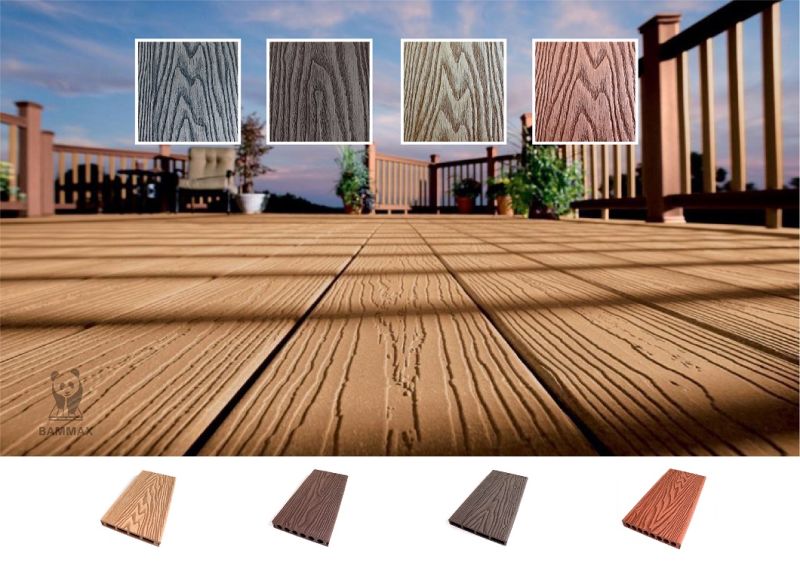 Weathering Durable Outdoor Long Lasting Decorative Fire Rated Composite Decking