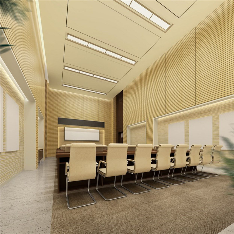 Auditorium Sound Absorption Wooden Perforated Acoustic Panel