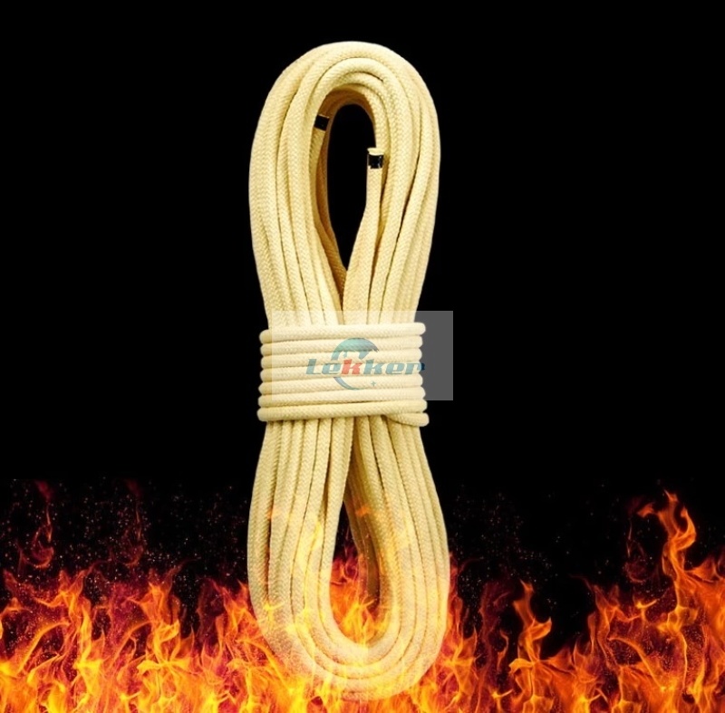 Low Price Hot-Sale Fire Resistant Aramid Rope, Kevlar Braided Rope