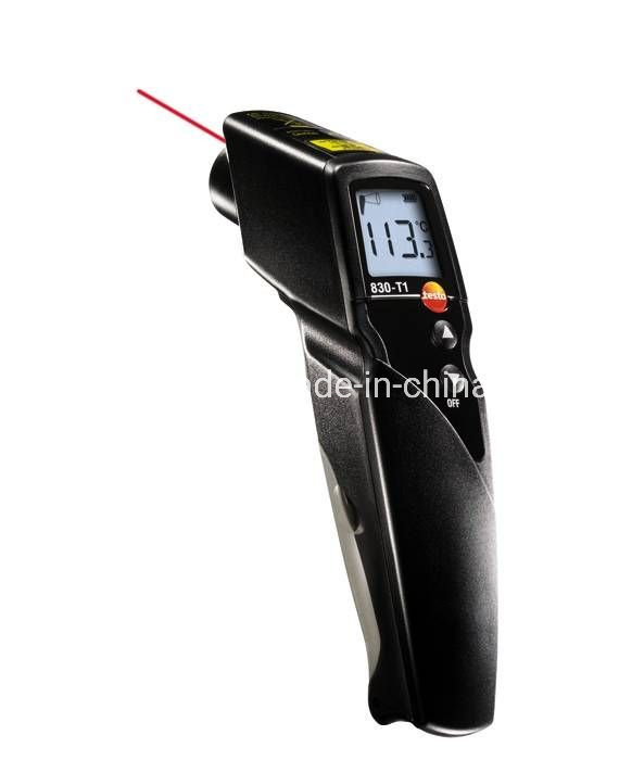 Original Testo 830-T1 Infrared Thermometer No. 0560 8311 with Visual and Acoustic Alarm