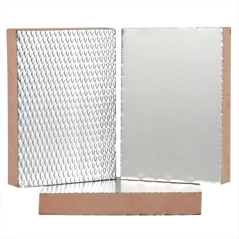 Galvanized Steel Laminated Phenolic Board Pre-Insulated Air Duct Board with Aluminum Foil