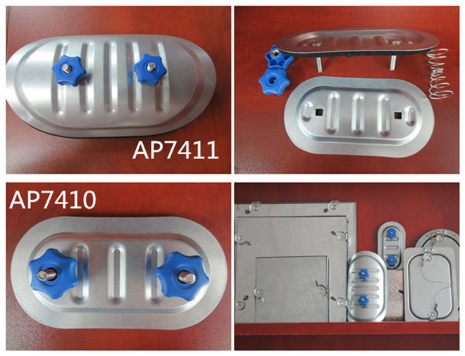 Galvanized, Insulated HVAC Access Door for Round Duct AP7410