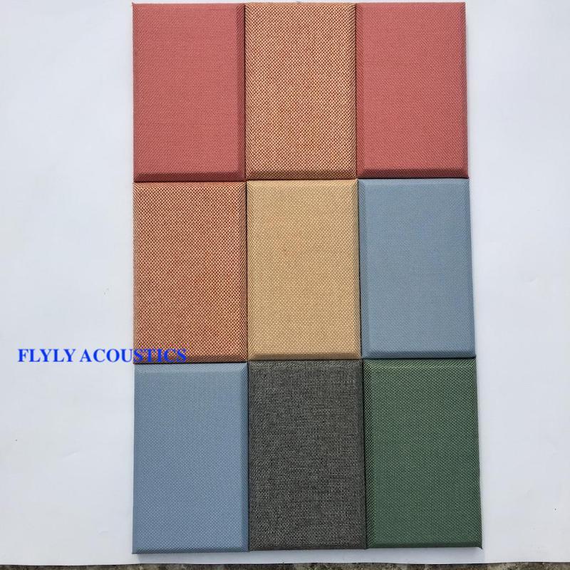 Fabric Wrapped Fire Resistant Glass Fiber Acoustic Board