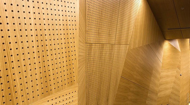 Fireproof Micro Wooden Timber Acoustic Panel