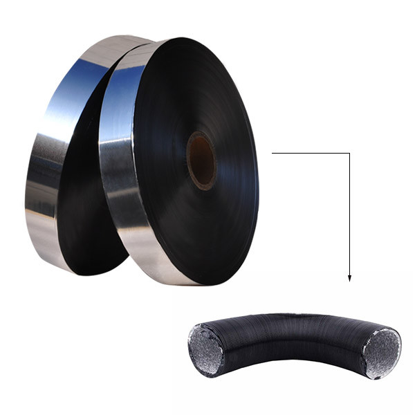 Al/Pet/Al Double Sided Aluminum Polyester Film Laminated for Flexible Air Ducts