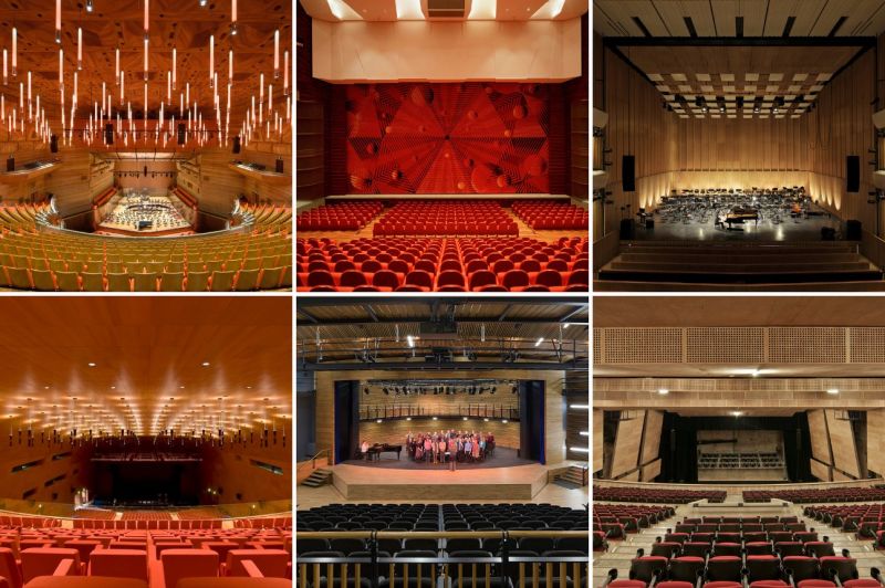 Auditorium Sound Insulation Wooden Perforated Acoustic Panel