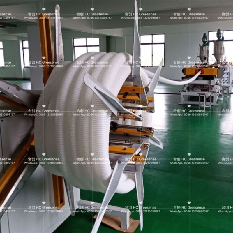 Flexible Plastic Fresh Air Double Wall Corrugated Duct/Pipe/Conduit Production Line/Machine