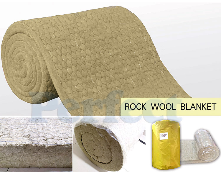 Sound Insulation Rock Wool Blanket for HAVC Duct System