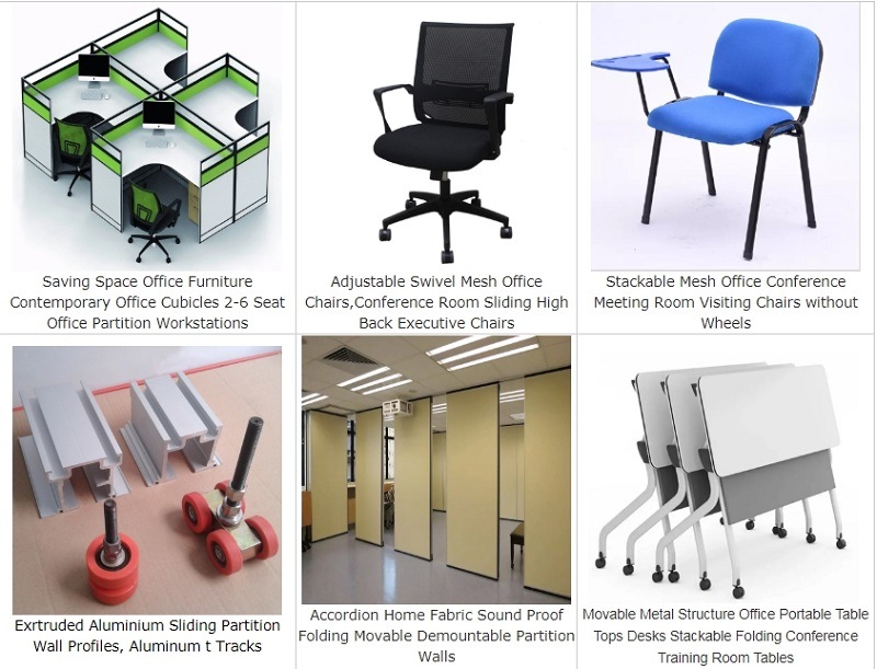 Conference Room Acoustic Operable Walls Soundproof Flexible Movable Partitions