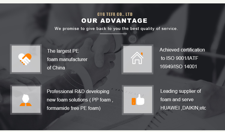 Foam Insulation PE for Insulating Air Ducts.