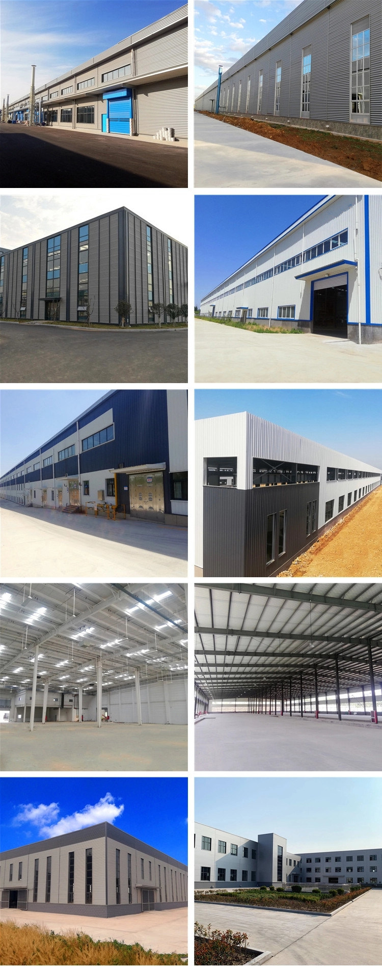 Pre Engineered Building Insulated Prefab Building Steel Structure Warehouse Shed