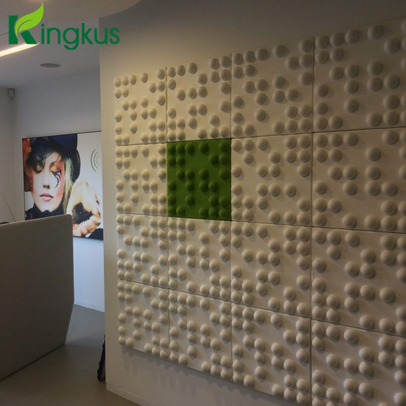 Tep Fire Resistant Polyester Fiber Decorative Acoustic Panel for Wall