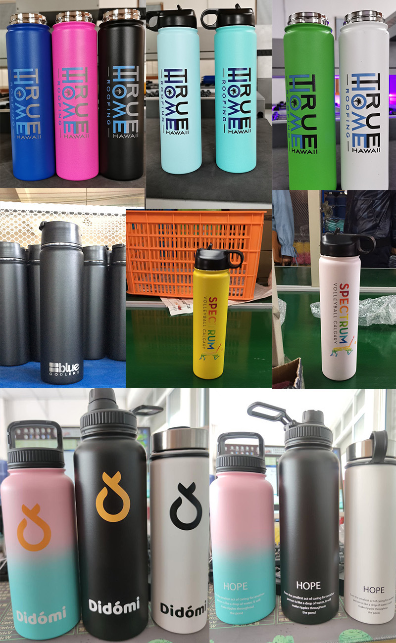 Gradient Color Hydro Flask 18oz 32oz 40oz Tumbler Vacuum Insulated Flask