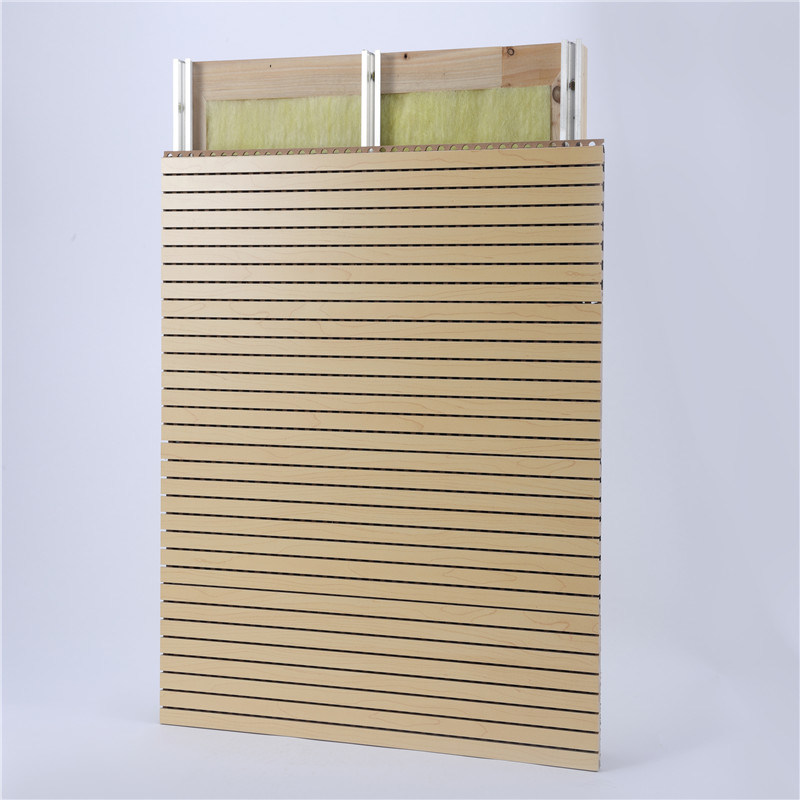 Auditorium Sound Absorption Wooden Perforated Acoustic Panel